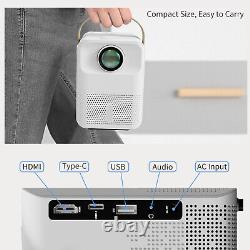 Mini 5000LM HD LED Projector Android 10.0 1080P Dual WiFi Wireless Projector BT