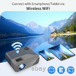 Native 1080P Smart LCD Projector LED Blue tooth Wireless WIFI Home Airplay HDMI