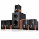 New Bluetooth 5.1 Home Theater Speaker Amplifier System Fm Radio Usb/sd & Remote