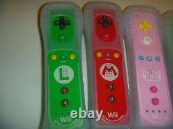 Official OEM Nintendo Wii & U Remote Controller Motion Plus Mario Peach & Luigi