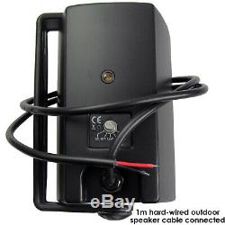 Outdoor Bluetooth Speaker Kit 4x Black Karaoke/Stereo Amp Garden BBQ Parties