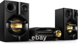 PHILIPS FX10 Bluetooth Stereo System w\ CD Player, MP3, USB, FM Radio w\ Remote