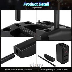 Portable Line Array PA Speaker System withBluetooth+Wireless Mic Remote Control US