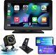 Portable Wireless Apple Carplay Car Stereo Mp5 Bluetooth 9 Inch Touch Screen+cam