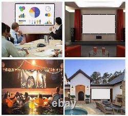 Projector 23000 Lumens 1080P 3D LED 4K Mini WiFi Video Home Theater Cinema HDMI