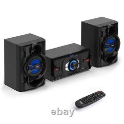 Pyle 3 Pcs. Wireless BT Streaming Stereo System -Mini System with Remote Control