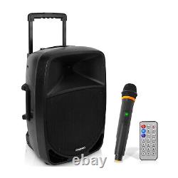 Pyle PSBT125A 1200W Bluetooth Karaoke Speaker with Wireless Microphone & Remote