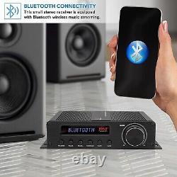 Pyle Wireless Bluetooth Home Audio Amplifier 100W 5 Channel Home Theater Power