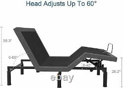 Queen Upgraded Size Smart Electric Massage Bed Frame Wireless Remote & Bluetooth