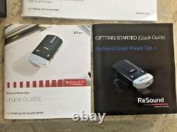 RESOUND LiNX QUATTRO RE961-DRWC+ Phone Clip+TV Streamer+Remote Control + Dryer