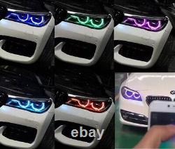RGBW LED Angel Eye Halo DRL 4 BMW 2012-2015 F30 F31 3 Series Xenon HID Bluetooth