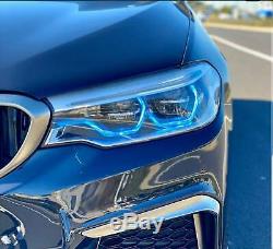 RGBW LED Angel Eye Halo DRL 4 BMW 2015-18 F80 F30 F31 3 Series LED HID Bluetooth