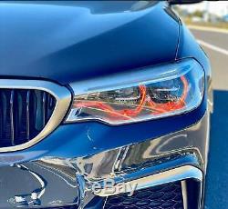 RGBW LED Angel Eye Halo DRL 4 BMW 2018-19 G30 G31 5 Series LED HID Bluetooth