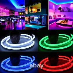 RGB Neon Flex 220V 240V 10X18mm RGB neon Rope Light IP67 Waterproof Outdoor Use