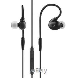 RHA T20i High Fidelity Dual Coil In-Ear Headphone Black with remote and micropho