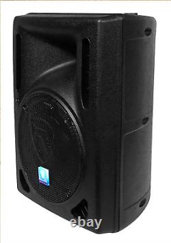 RPG8BT V2 8 Powered 400W DJ PA Speaker Bluetooth/Wireless/Remote/Eq, Black