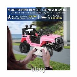 Ride On Car Ride OnToy Wireless Remote Bluetooth Music LED Light for Kids