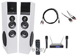 Rockville All-in-one Bluetooth Home Theater/Karaoke Machine System+Wireless Mics