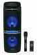 Rockville Go Party X10 Dual 10 Battery Powered Bluetooth Speaker+uhf Microphone