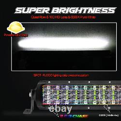 Roof 50'' RGB Chase LED Light Bar APP Bluetooth For 2017+ Can-am Maverick MAX X3