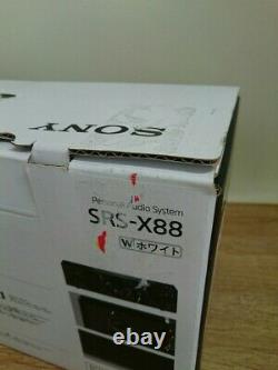 SONY Bluetooth Wireless Speaker SRS-X88 W / BOX / Remote / Manual / Power Cord