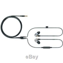Shure SE425 Sound Isolating Earphones with Bluetooth, Remote/Mic Cables, Silver