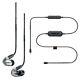 Shure Se425 Sound-isolating Inear Headphones Rmce-bt1 With Bluetooth Remote + Mic