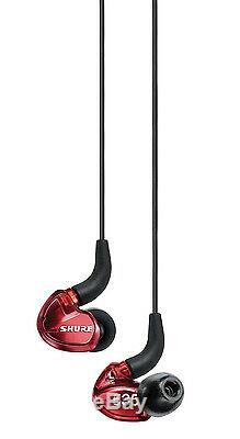 Shure SE535LTD Limited Edition Red Sound Isolating Earphones with Remote