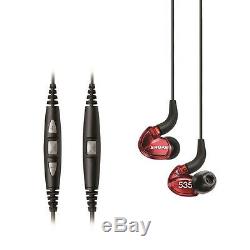 Shure SE535LTD Limited Red Sound Isolating Earphones with Remote +Microphone