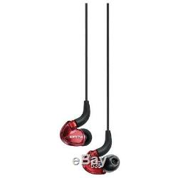 Shure SE535 Limited Edition Sound Isolating Earphones with Remote + Mic, Red