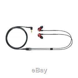 Shure SE535 Limited Edition Sound Isolating Earphones with Remote + Mic, Red