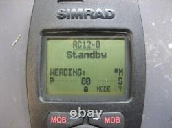 Simrad WR20 Remote Commander-WithWB20 Wireless Bluetooth Base-Tested-New Battery
