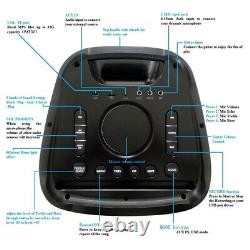 Singtronic BT-1010Pro Portable Bluetooth Karaoke Speaker Free 2 x Wireless Mics