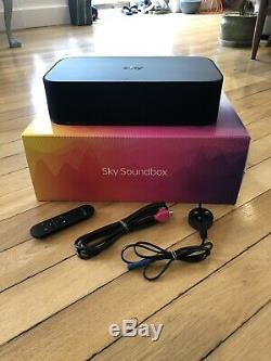 Sky Devialet Soundbox TV Sound Bar, Boxed, Remote, Cables