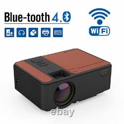 Smart 1080P Full HD Projector WiFi Android Blue-tooth Wireless Airplay HDMI TV