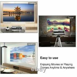 Smart HD LED Blue-tooth Android 60. Wifi Projector Home Theater Cinema HDMI ZOOM