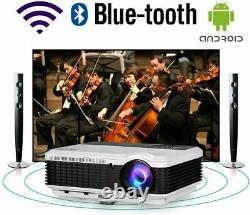 Smart LED HD WiFi Projector 1080P Android 6.0 Blue-tooth for YouTube Netflix US