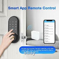 Smart Lock, Touchscreen Deadbolt Remote Wireless Control & Bluetooth Bronze