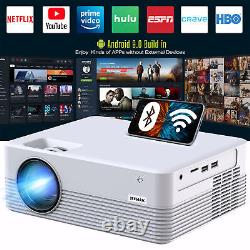 Smart Projector, Android WiFi Bluetooth Projector, Mini Wireless Projector US