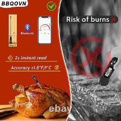 Smart Wireless Meat Thermometer, 3.9Mm Ultra-Thin Probe, 777Ft Remote Bluetooth