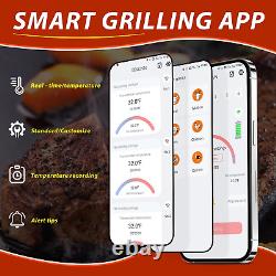 Smart Wireless Meat Thermometer, 3.9Mm Ultra-Thin Probe, 777Ft Remote Bluetooth
