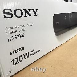 Sony HT-S100F 120W 2-Ch Bluetooth Stereo sound bar with USB HDMI Optical Input