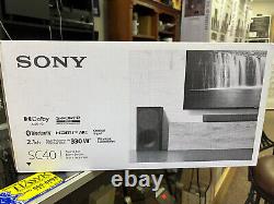 Sony HT-SC40 2.1ch Soundbar w Wireless Subwoofer Home Theater OPEN BOX Sound Bar