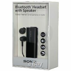 Sony SBH56 Bluetooth NFC One Touch Headset with Speaker Talk Camera Remote Black
