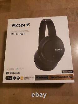 Sony WHCH700N/B Black Wireless Bluetooth Premium Noise Cancelling Headphones