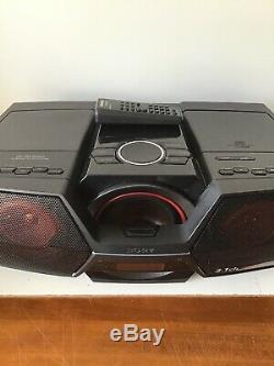 Sony ZS-BTG900 Portable NFC Bluetooth Wireless Boombox Speaker System With Remote