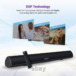 Sound Bar Wired and Wireless Bluetooth Audio Home Speaker Remote Control New