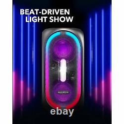 Soundcore Rave+ Portable Speaker LED Bass Partycast Tech 103dB 24H Playtime 160W