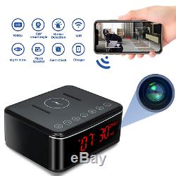 Spy Camera-Remote WIFI Hidden Camera/Wireless Charge/Bluetooth Speaker/Alarm 32G