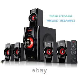 Surround Sound Home Theater System Smart TV Wireless Speakers 5.1 Bluetooth USB